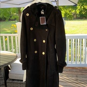 Coach Black Trench Coat